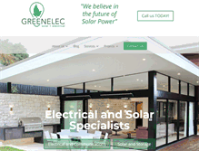 Tablet Screenshot of greenelec.com.au